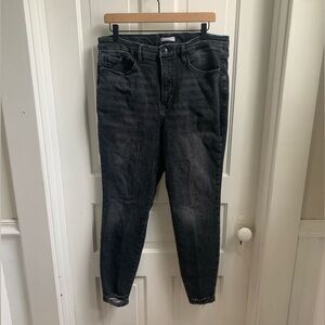 Good Americann Good Legs Black/Dark Gray Skinny Jeans Size 15